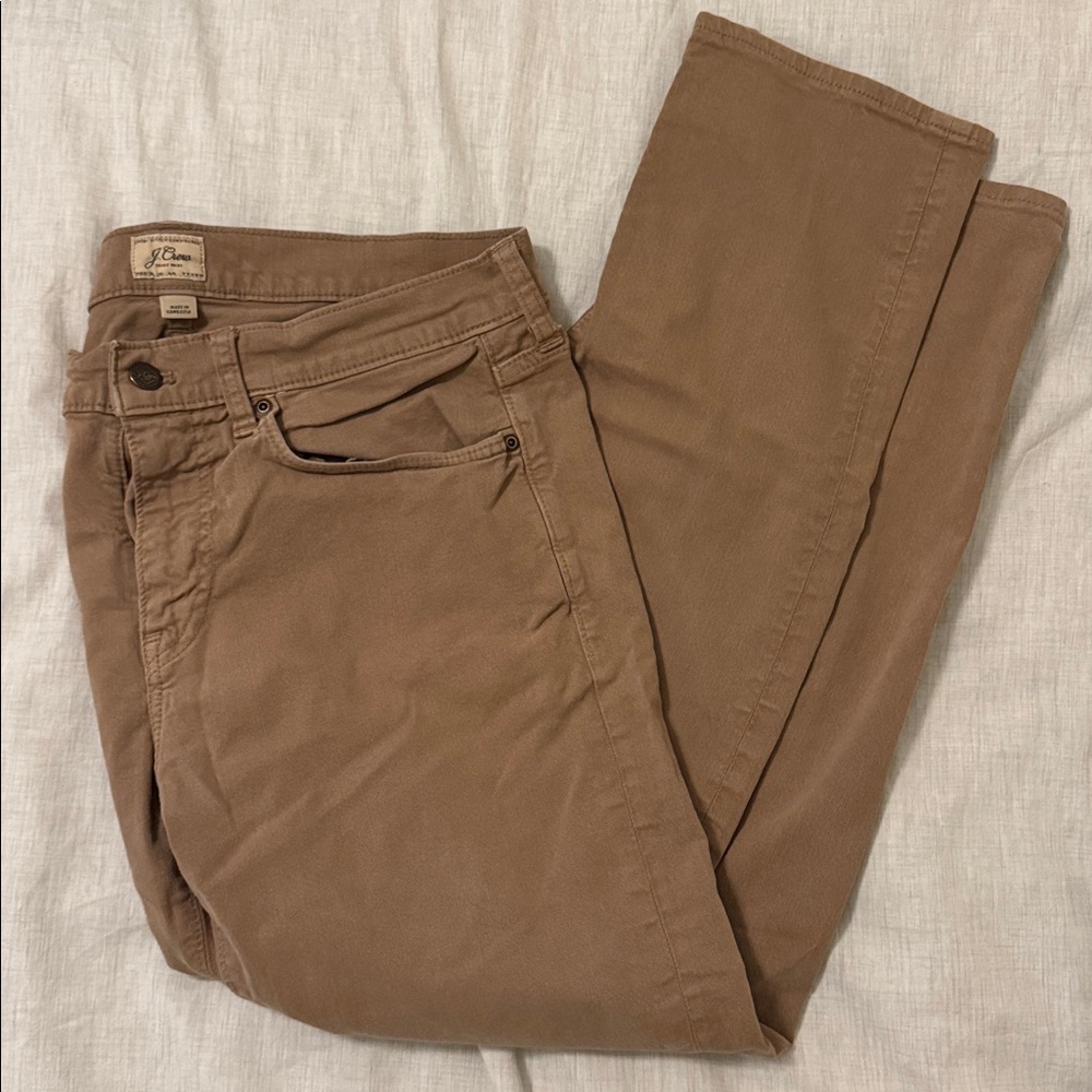 J. Crew Tan Casual Trousers